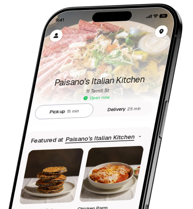 Paisano's Italian Kitchen app preview